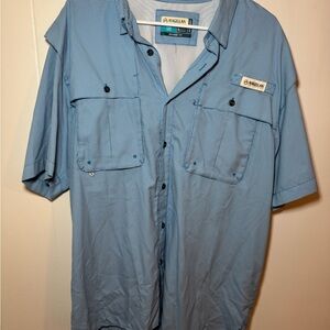 Magellan Outdoors Blue Checkered Shirt